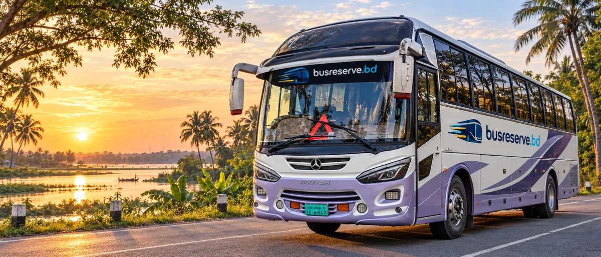 Sample coach — Khulna bus reserve — Exterior